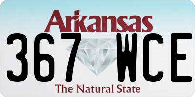 AR license plate 367WCE