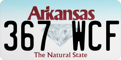 AR license plate 367WCF