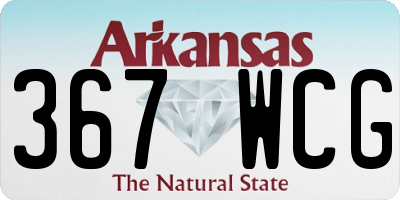 AR license plate 367WCG