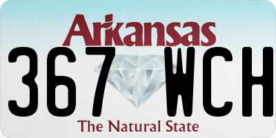 AR license plate 367WCH