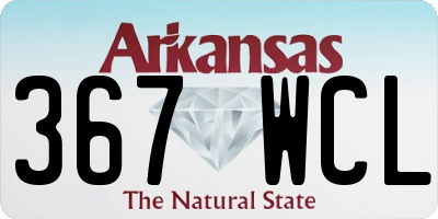 AR license plate 367WCL