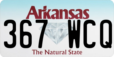 AR license plate 367WCQ