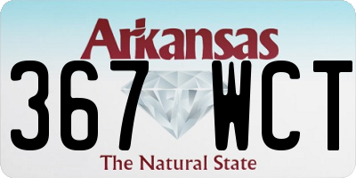 AR license plate 367WCT