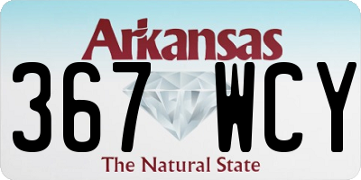 AR license plate 367WCY