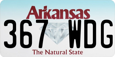 AR license plate 367WDG