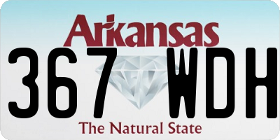 AR license plate 367WDH