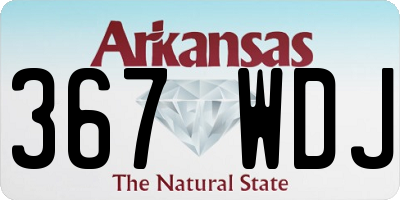 AR license plate 367WDJ
