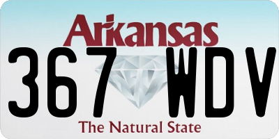 AR license plate 367WDV