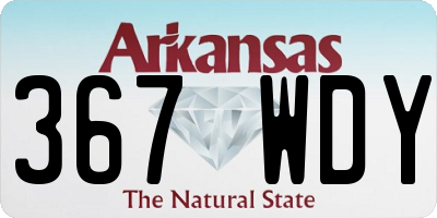 AR license plate 367WDY