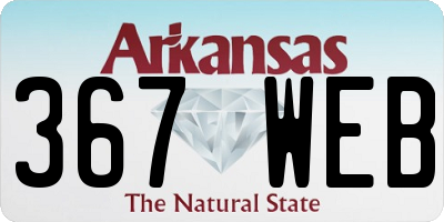 AR license plate 367WEB