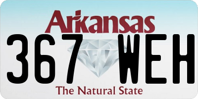 AR license plate 367WEH