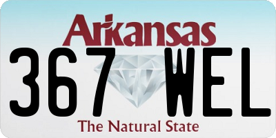 AR license plate 367WEL