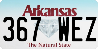 AR license plate 367WEZ