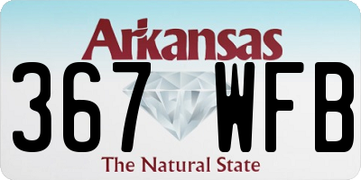 AR license plate 367WFB