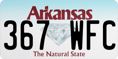 AR license plate 367WFC