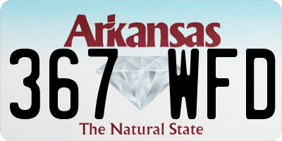 AR license plate 367WFD