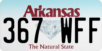 AR license plate 367WFF