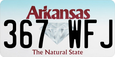 AR license plate 367WFJ