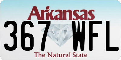 AR license plate 367WFL