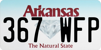 AR license plate 367WFP