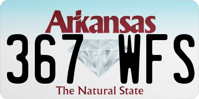 AR license plate 367WFS
