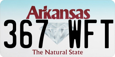 AR license plate 367WFT