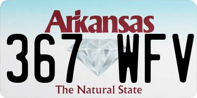 AR license plate 367WFV