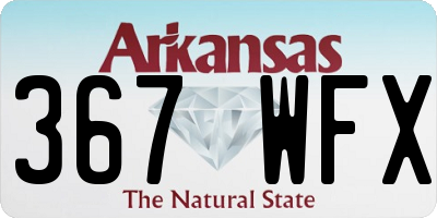 AR license plate 367WFX