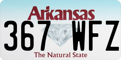 AR license plate 367WFZ