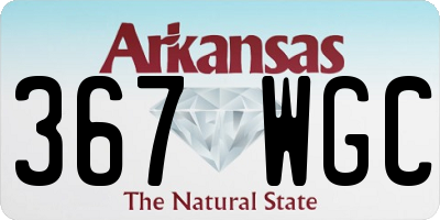 AR license plate 367WGC