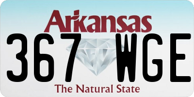 AR license plate 367WGE