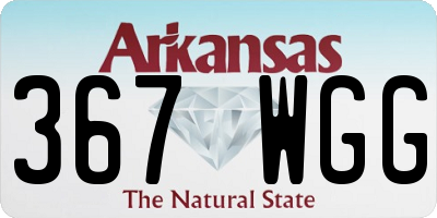 AR license plate 367WGG