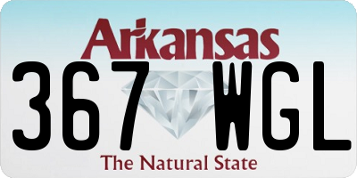 AR license plate 367WGL