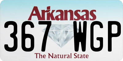 AR license plate 367WGP