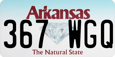 AR license plate 367WGQ