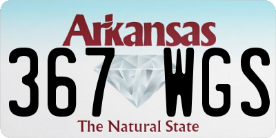 AR license plate 367WGS