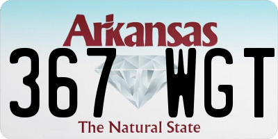 AR license plate 367WGT