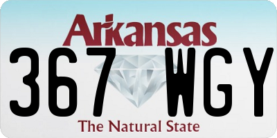 AR license plate 367WGY