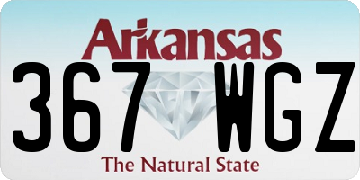 AR license plate 367WGZ