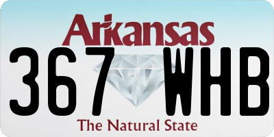 AR license plate 367WHB