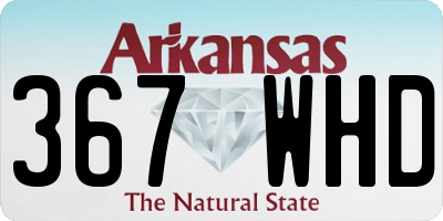 AR license plate 367WHD