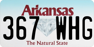AR license plate 367WHG