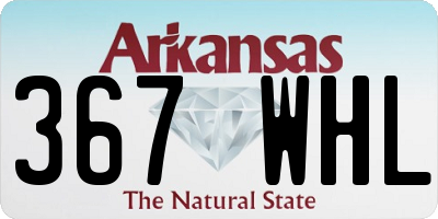AR license plate 367WHL