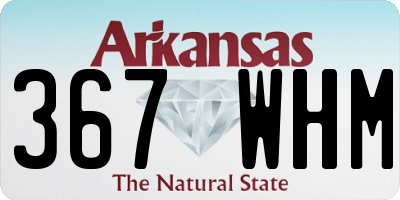 AR license plate 367WHM
