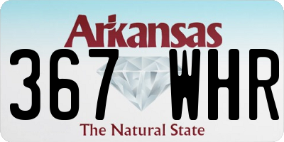 AR license plate 367WHR