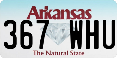 AR license plate 367WHU