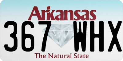 AR license plate 367WHX