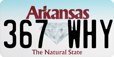 AR license plate 367WHY