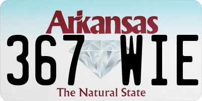 AR license plate 367WIE