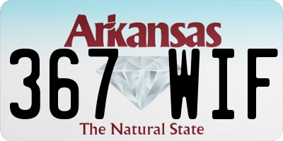 AR license plate 367WIF